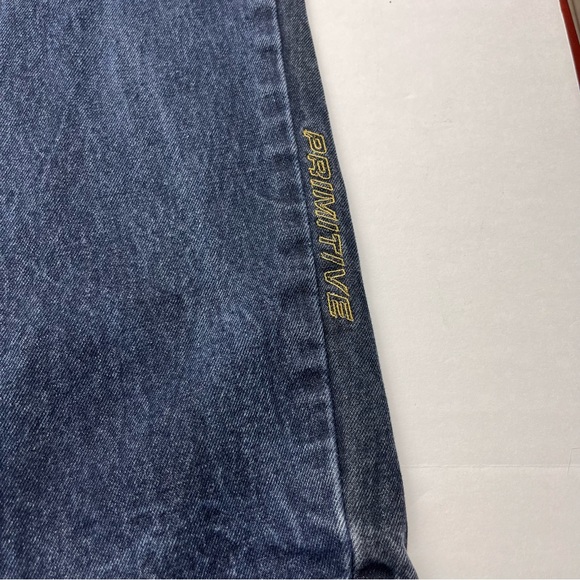Primitive Skateboarding Mens Size 28 Blue Denim Jeans Measures Approx. 25 x 28 - Picture 7 of 11